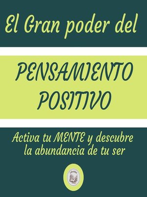 cover image of El Gran Poder Del Pensamiento Positivo